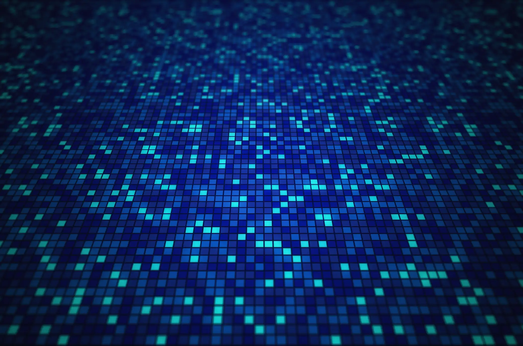 Grid patterns representing responsive layout systems