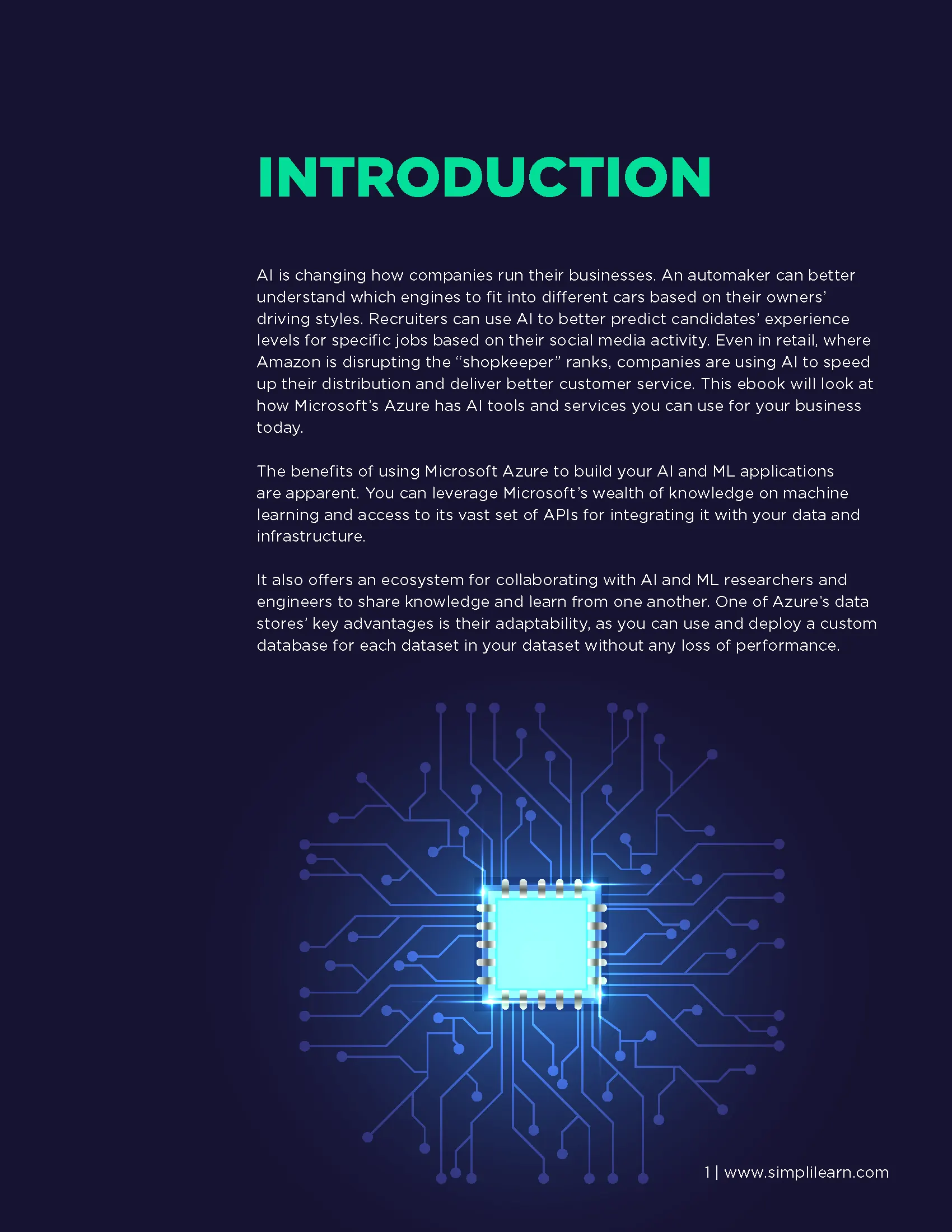 Simplilearn Azure AI Tool — plate 2