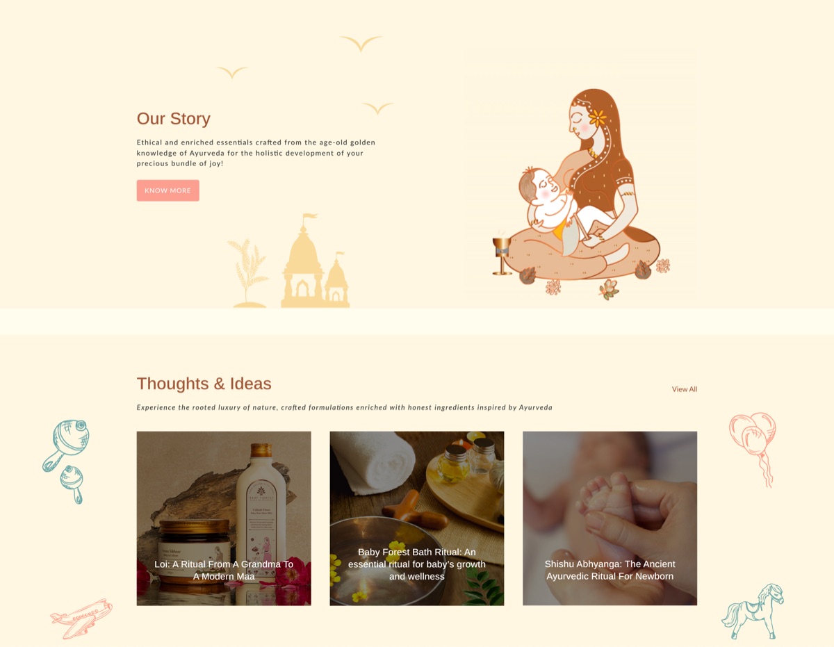 Baby Forest website